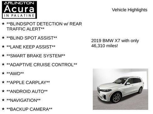 Used 2019 BMW X7 xDrive50i w/ Premium Package image 8