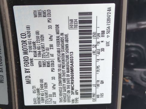 Certified 2021 Ford Bronco Sport Big Bend AWD/4WD image 33