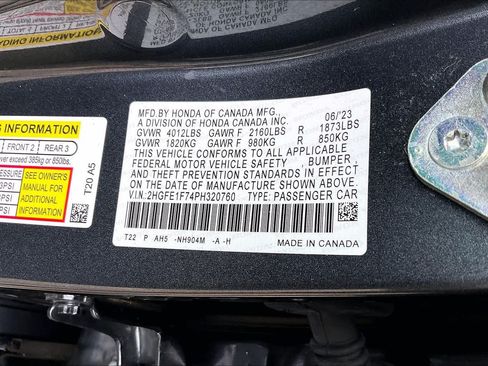 Used 2023 Honda Civic EX image 37
