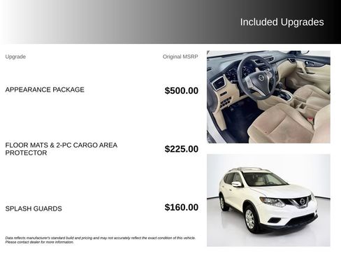 Used 2016 Nissan Rogue S w/ Appearance Package FWD image 5