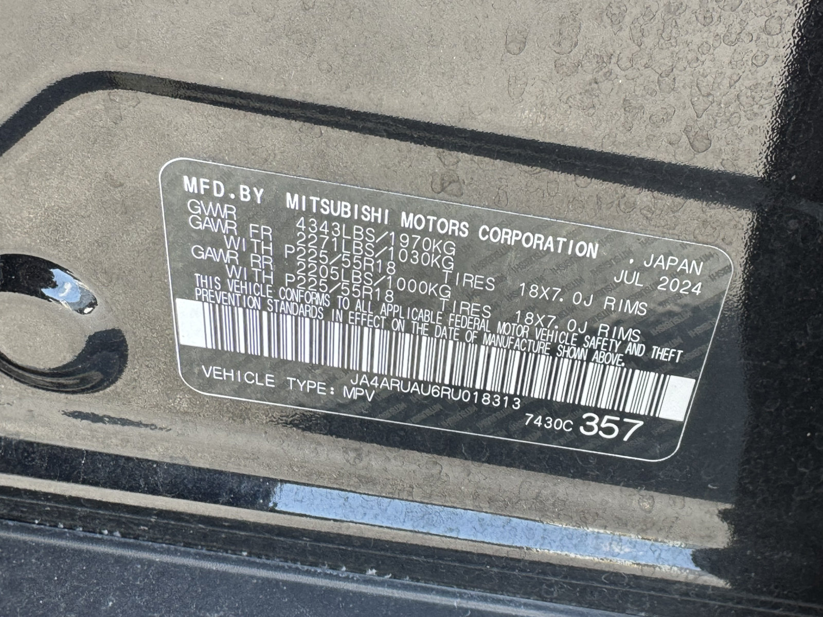 Used 2024 Mitsubishi Outlander Sport ES AWD/4WD image 34