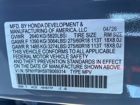 New 2026 Honda Passport TrailSport image 35