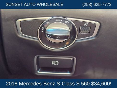 Used 2018 Mercedes-Benz S 560 Sedan w/ Premium Package image 33