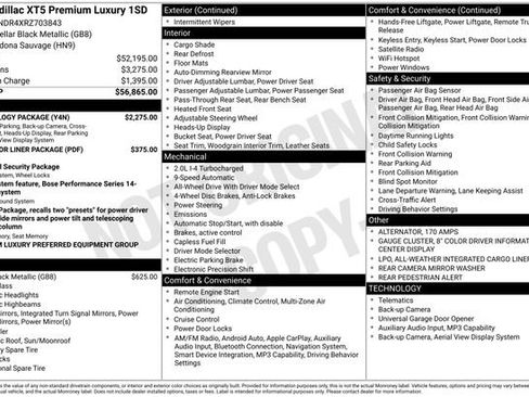 Certified 2024 Cadillac XT5 Premium Luxury w/ Technology Package AWD/4WD image 4