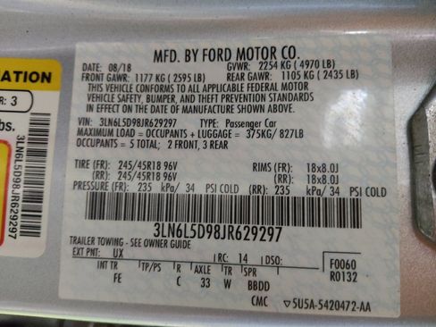 Used 2018 Lincoln MKZ Select w/ Select Plus Package image 33