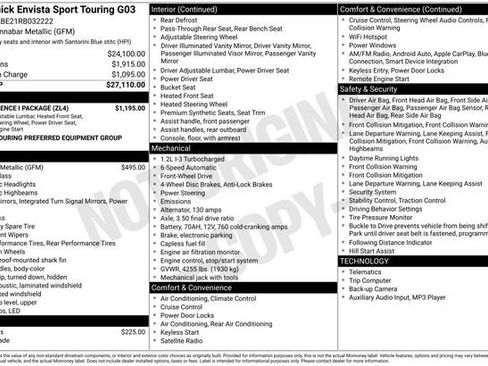 Used 2024 Buick Envista Sport Touring w/ Convenience I Package image 7