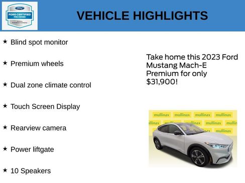 Used 2023 Ford Mustang Mach-E Premium RWD image 21