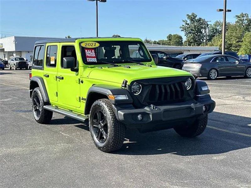 Certified 2021 Jeep Wrangler Unlimited Sport image 1