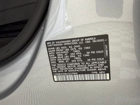 Used 2020 Volkswagen Atlas Cross Sport SEL w/ Cross Sport MDO Package image 21