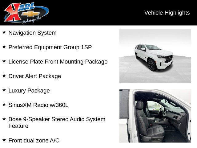 Certified 2022 Chevrolet Tahoe RST w/ Luxury Package AWD/4WD image 2