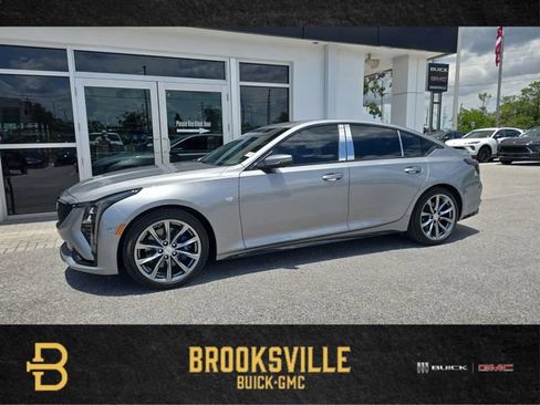 Certified 2025 Cadillac CT5 Sport w/ Sun And Sound Package RWD image 1