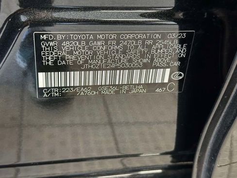 Certified 2023 Lexus IS 350 F Sport w/ Memory Package image 23