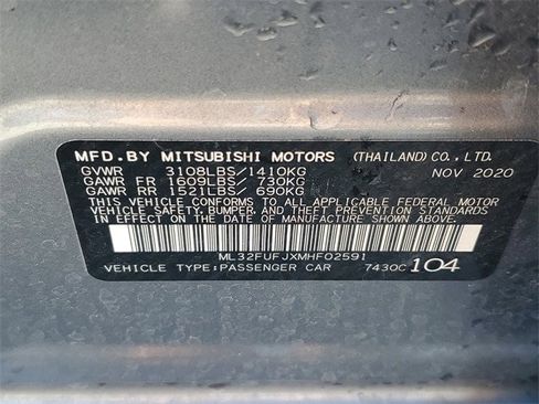 Used 2021 Mitsubishi Mirage G4 ES image 26