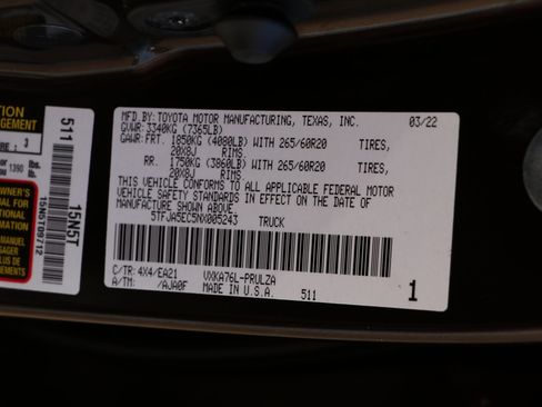 Used 2022 Toyota Tundra Limited AWD/4WD image 37