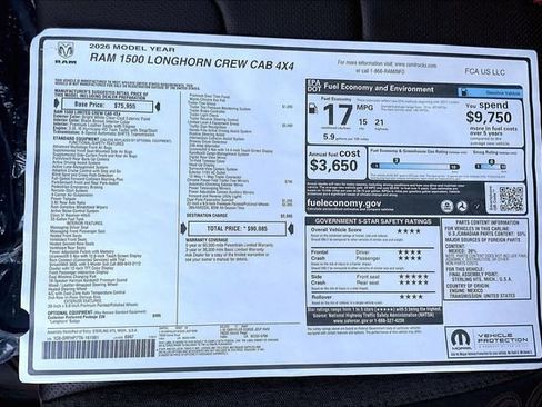 New 2026 RAM 1500 Limited AWD/4WD image 16