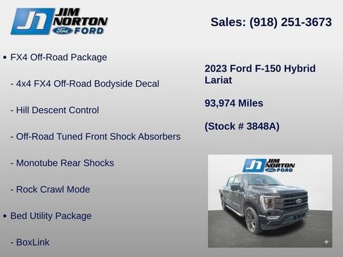 Used 2023 Ford F150 Lariat w/ Equipment Group 502A High AWD/4WD image 15