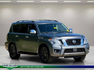 Used 2020 Nissan Armada Platinum w/ Captain's Chairs Package AWD/4WD video 1