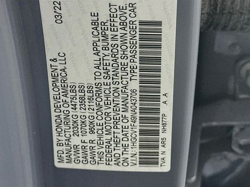 Used 2022 Honda Accord Sport Special Edition image 12