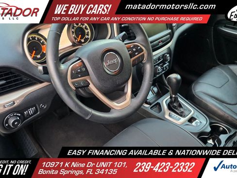 Used 2015 Jeep Cherokee Limited w/ Luxury Group FWD image 9