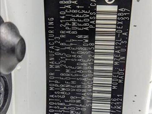 Used 2023 Toyota Corolla SE FWD image 24