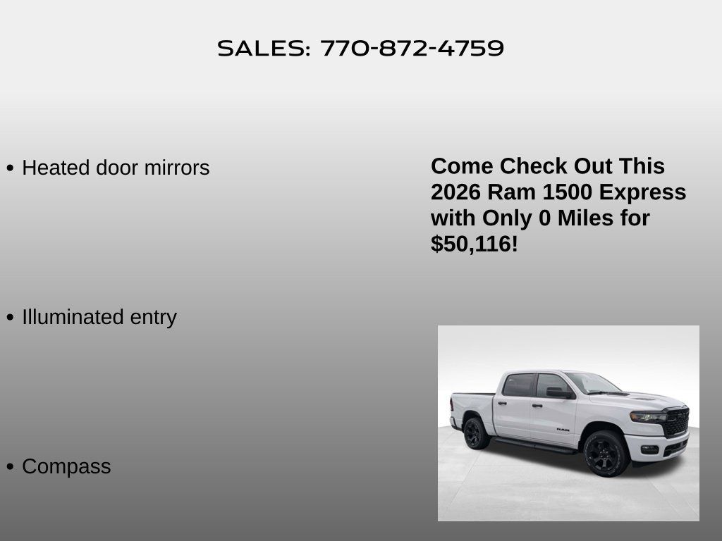 New 2026 RAM 1500 Express AWD/4WD image 10