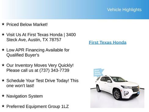 Used 2022 Chevrolet Traverse Premier image 9