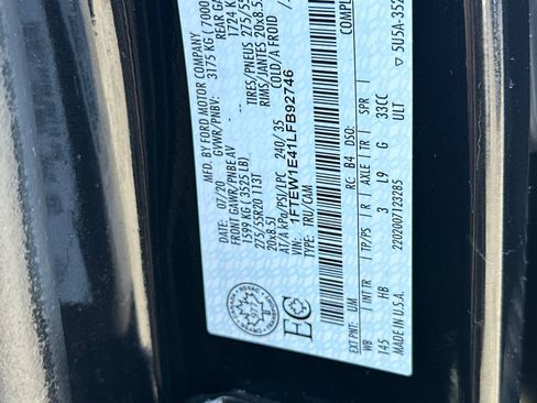 Used 2020 Ford F150 Lariat w/ Equipment Group 502A Luxury AWD/4WD image 27