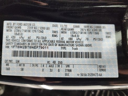 Used 2022 Ford F250 Lariat w/ Tremor Off-Road Package image 67