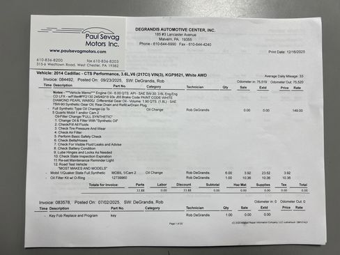 Used 2014 Cadillac CTS Performance image 55