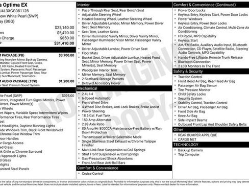 Used 2016 Kia Optima EX w/ Premium Package image 12