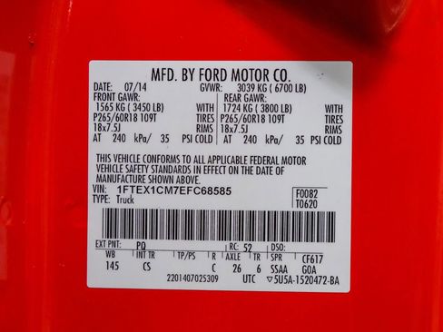 Used 2014 Ford F150 STX w/ Equipment Group 201A Mid image 53