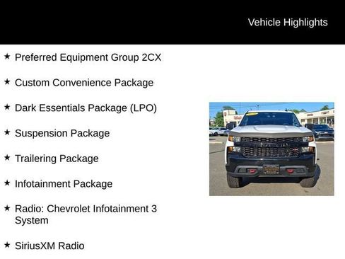 Used 2020 Chevrolet Silverado 1500 Custom Trail Boss w/ Custom Convenience Package AWD/4WD image 12