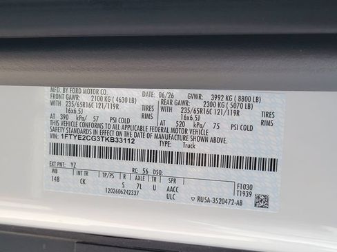 New 2026 Ford Transit 150 148 Medium Roof AWD image 12