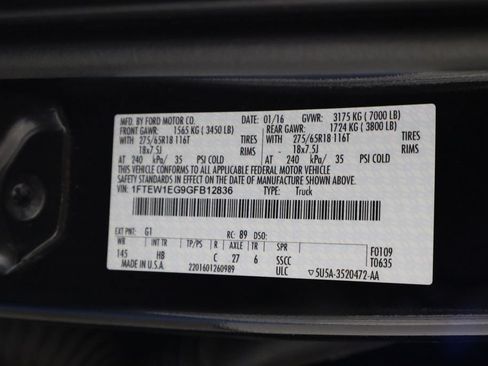 Used 2016 Ford F150 Lariat AWD/4WD image 40