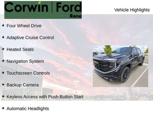 Used 2024 GMC Sierra 1500 Elevation w/ X31 Off-Road Package AWD/4WD image 8