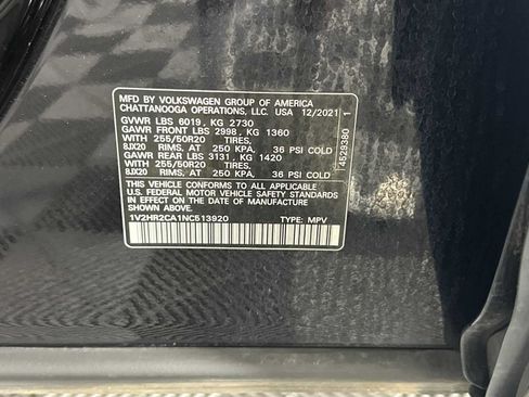 Used 2022 Volkswagen Atlas SE w/ Black Wheel Package AWD/4WD image 32