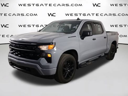 Used 2024 Chevrolet Silverado 1500 Custom w/ LPO, Dark Essentials Package RWD image 1