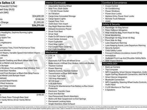 Used 2025 Kia Seltos LX image 6
