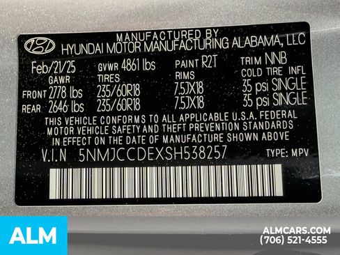 Certified 2025 Hyundai Tucson SEL AWD/4WD image 27