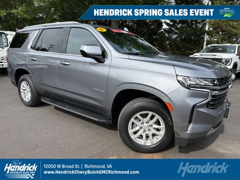 Used 2021 Chevrolet Tahoe LT RWD image 1