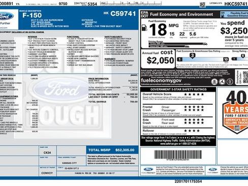 Used 2017 Ford F150 Lariat RWD image 2