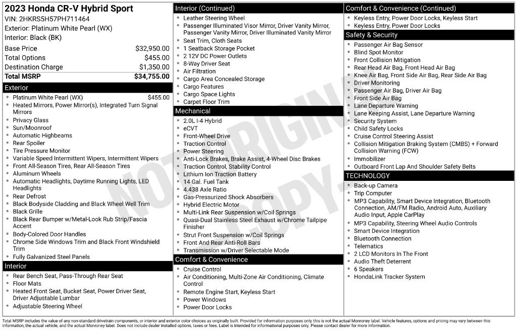 Certified 2023 Honda CR-V Sport image 18