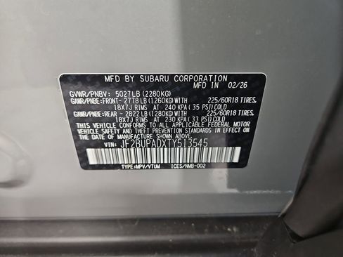 New 2026 Subaru Outback Premium AWD/4WD image 29