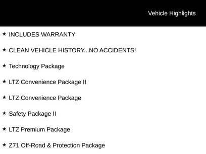 Used 2020 Chevrolet Silverado 1500 LTZ w/ LTZ Premium Package