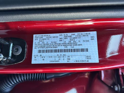 New 2026 Ford F150 Platinum w/ Equipment Group 700A Standard AWD/4WD image 49
