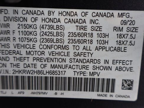 Used 2020 Honda CR-V EX-L image 46