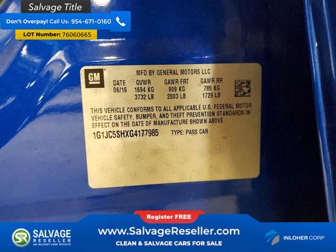 Used 2016 Chevrolet Sonic LT image 17