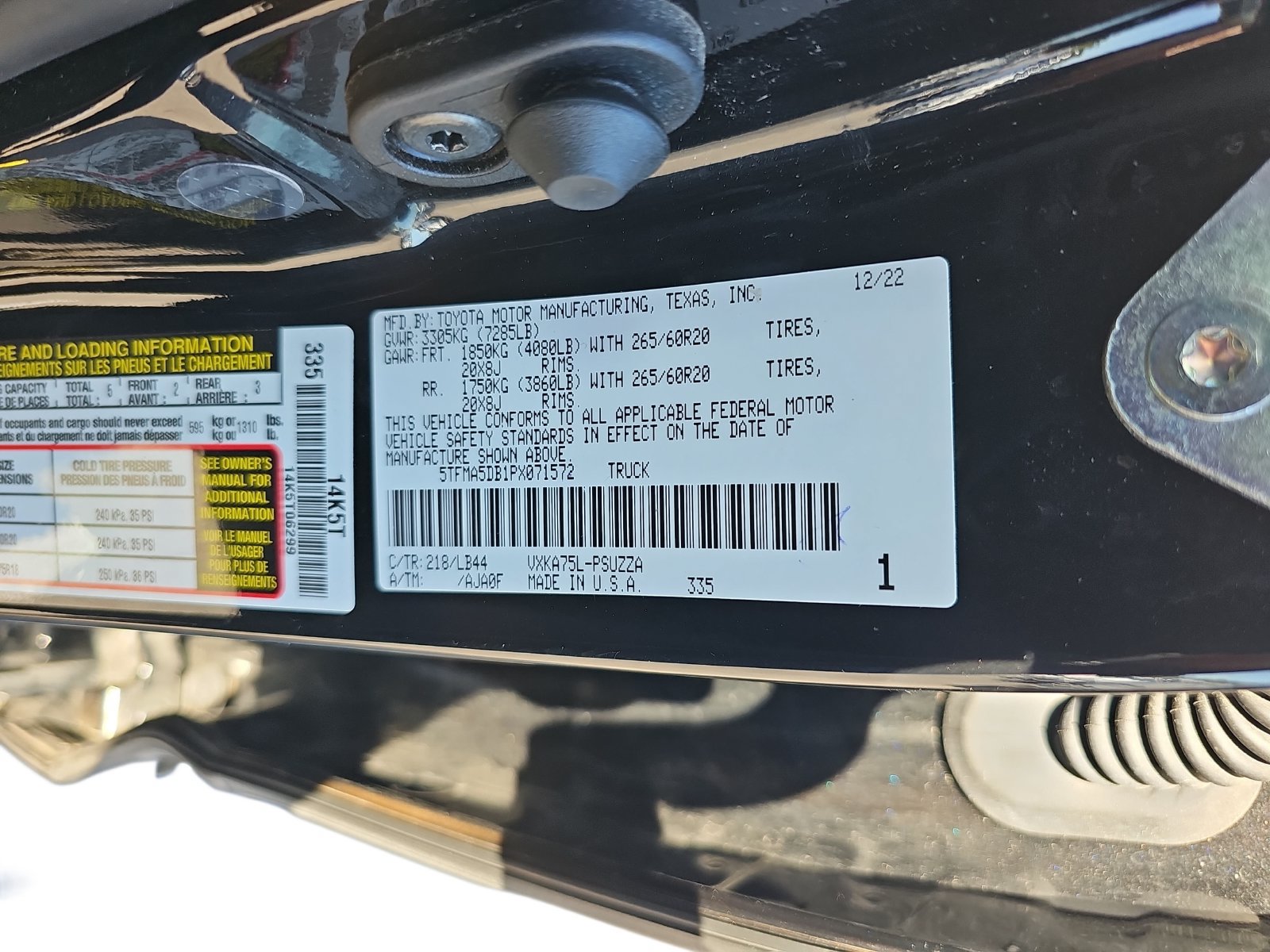 Used 2023 Toyota Tundra 1794 Edition w/ Advanced Package AWD/4WD image 36
