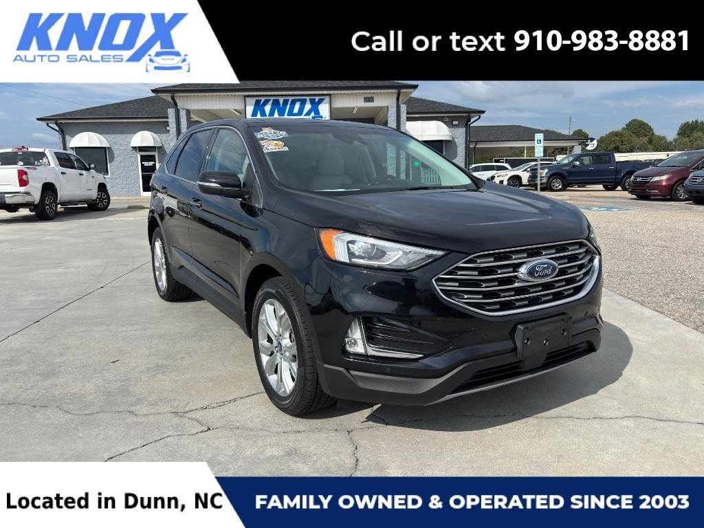 Used 2021 Ford Edge Titanium w/ Class II Trailer Tow Package AWD/4WD image 1