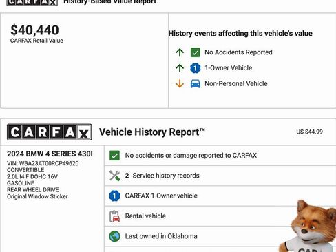 Used 2024 BMW 430i Convertible image 40